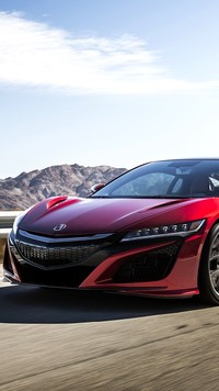 Czerwona Acura NSX