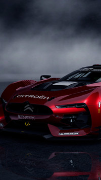 Czerwony Citroen Gran Turismo