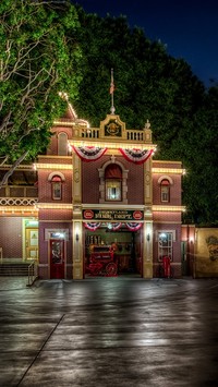 Disneyland nocą