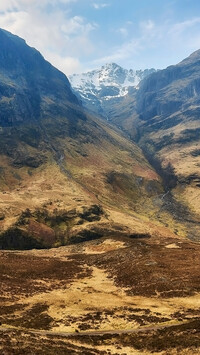 Dolina Glencoe w Szkocji