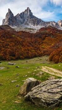 Dolina La Vallee Aspe w Pirenejach