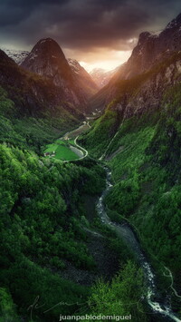 Dolina Naroydalen w Norwegii