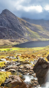 Dolina Ogwen Valley i szczyt Tryfan