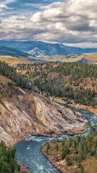 Dolina rzeki Yellowstone River