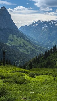 Dolina w Parku Narodowym Glacier