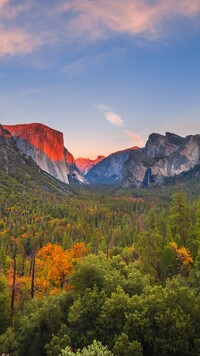 Dolina Yosemite Valley jesienią