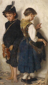 Dzieci na obrazie Gustava Iglera