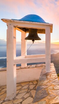 Dzwonnica na greckiej wyspie Leukada