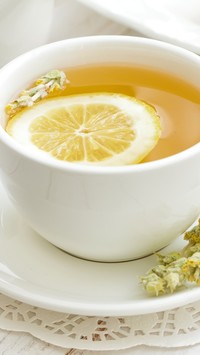 Filiżanka herbaty z cytryną