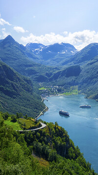 Fiord Geirangerfjorden