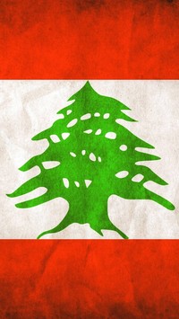 Flaga Libanu