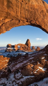 Formacja Turret Arch w stanie Utah