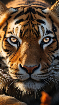 Głowa tygrysa w grafice