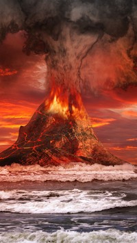 Gniewny wulkan