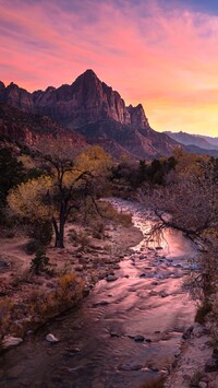 Góra Watchman i rzeka Virgin River