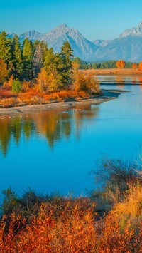 Góry Teton Range i rzeka Snake River
