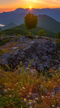 Górzysty krajobraz Czarnogóry