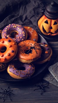 Halloweenowe pączki