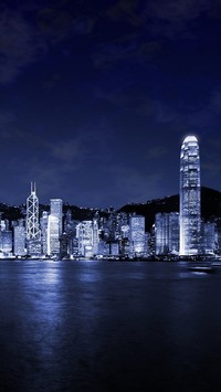 Hong Kong nocą