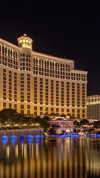 Hotel Paris Las Vegas i wieża Eiffla - Tapeta na telefon