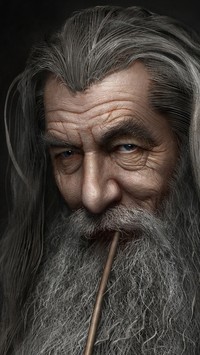 Ian McKellen jako Gandalf