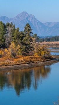 Jesień nad rzeką Snake River