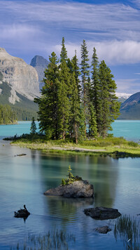 Jezioro Maligne w Kanadzie