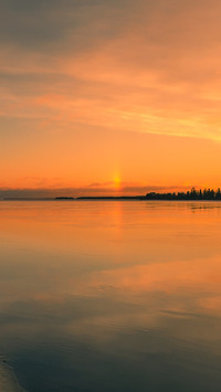 Jezioro Oulujarvi w Finlandii
