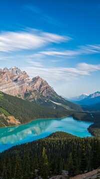 Jezioro Peyto Lake w Parku Narodowym Banff