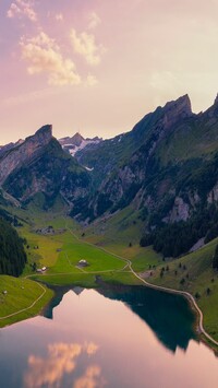 Jezioro Seealpsee w Alpach