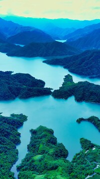 Jezioro Tysiąca Wysp w Chinach