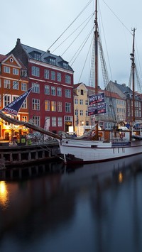 Kanał Nyhavn w Kopenhadze
