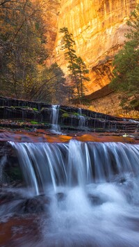 Kanion Zion Narrows i rzeka Virgin River