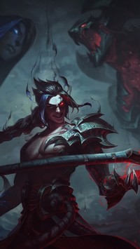 Kayn z bronią