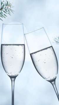 Kieliszki z szampanem