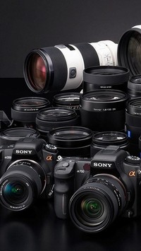 Kolekcja aparatów Sony