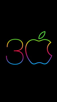 Kolorowe logo Apple