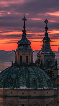 Kopuły katedry w Pradze