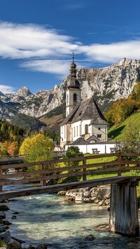 Kościół św Sebastiana w Ramsau bei Berchtesgaden