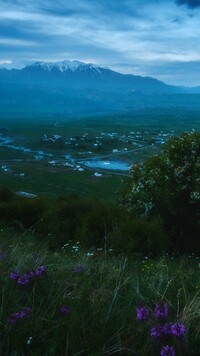 Krajobraz Kirgistanu
