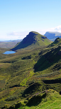Krajobraz szkockiej wyspy Skye