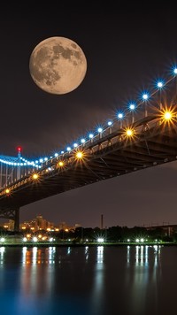 Księżyc nad mostem