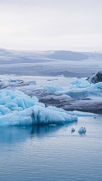 Laguna Jokulsarlon w Islandii