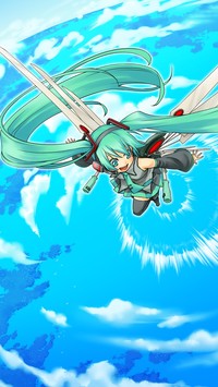 Latająca Hatsune Miku