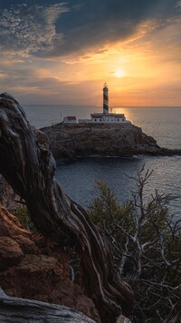 Latarnia Faro de Cala Figuera na Majorce