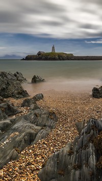 Latarnia morska na wyspie Anglesey