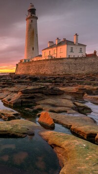 Latarnia morska St Marys Lighthouse