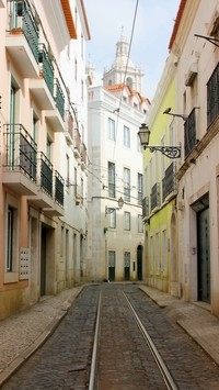 Lizbońska wąska uliczka