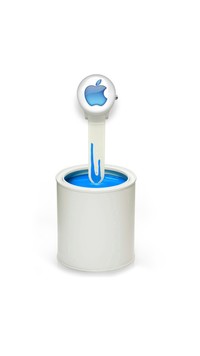 Logo Apple na tarczy zegarka