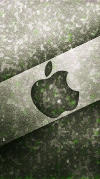Logo Apple ugryzionego jabłuszka.